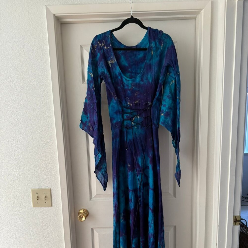 Vintage Maxi Dress (M/L) - Wunjo Crow - Beautiful!